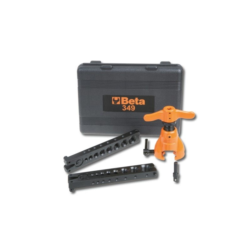 BETA 349 Attrezzo bordatubi con frizione per rame e leghe leggere in cassetta di plastica