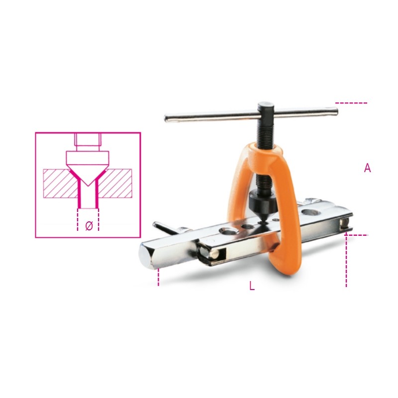 BETA 350 Attrezzo bordatubi per rame e leghe leggere