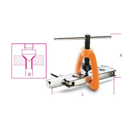 BETA 350 Attrezzo bordatubi per rame e leghe leggere