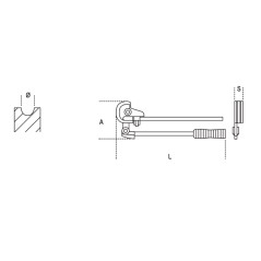 BETA 388 Attrezzi curvatubi per tubi sottili in rame, lega leggera