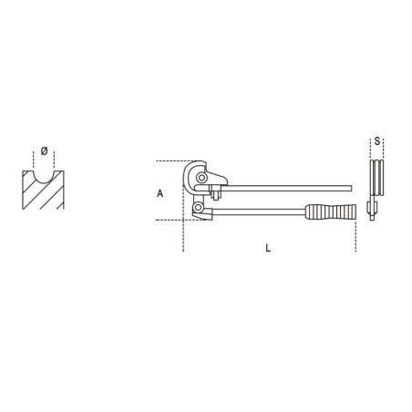 BETA 388 Attrezzi curvatubi per tubi sottili in rame, lega leggera