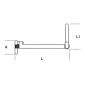 BETA 395T Chiave per dadi rubinetto articolata telescopica corpo cromato