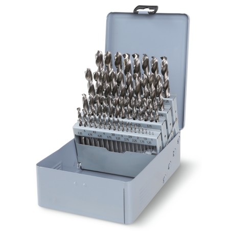 BETA 412/SP49 Serie di punte elicoidali cilindriche (art. 412) in cassetta