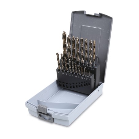 BETA 416/SP19 Serie di 19 punte in HSS con affilatura speciale a doppio cono di penetrazione