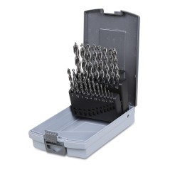 BETA 416P/SP19 Serie di 19 punte in hss con affilatura speciale e puntina di centraggio