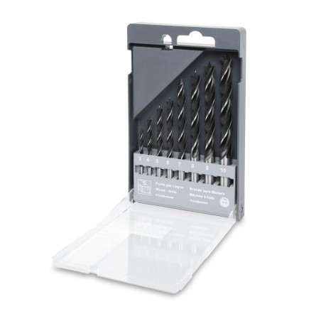 BETA 420D/SP8 Serie di punte elicoidali cilindriche per legno a 2 taglienti con punta a centrare