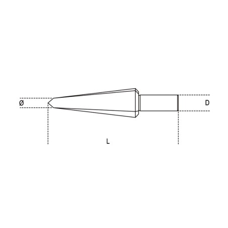 BETA 424 Frese coniche per forare ed allargare in acciaio HSS