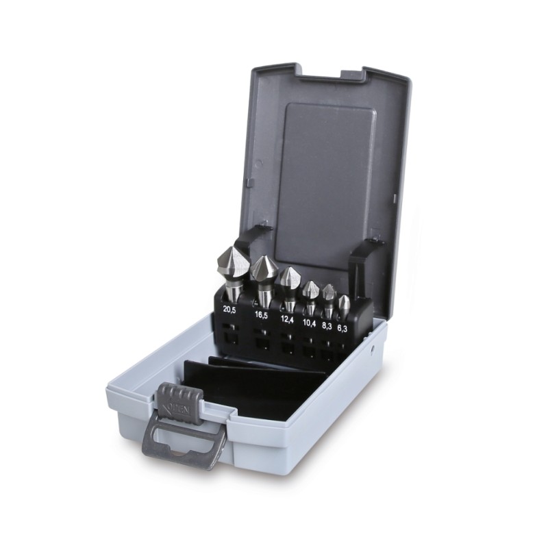 BETA 426/SP6 Serie di frese a sbavare ed incassare a tre taglienti (art. 426) in cassetta