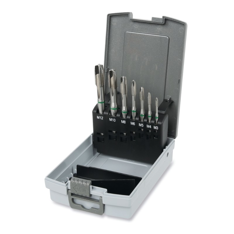 BETA 429FP/C7 Assortimento di 7 maschi a macchina 429FP in acciaio HSS-CO 5%