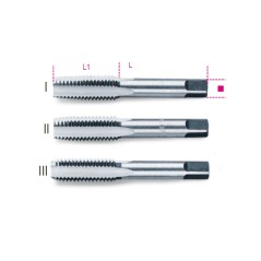 BETA 430 Serie di 3 maschi a mano sgrossatore, intermedio, finitore passo grosso in acciaio al cromo