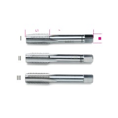 BETA 431 Serie di 3 maschi a mano sgrossatore, intermedio, finitore passo grosso in acciaio HSS