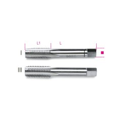 BETA 434 Serie di 2 maschi a mano sgrossatore e finitore passo fine in acciaio HSS