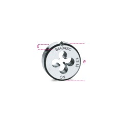 BETA 440ASC Filiere tonde, UNC passo grosso in acciaio al cromo