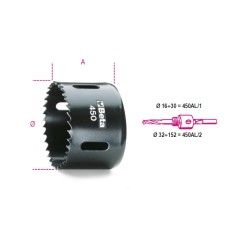 BETA 450 Seghe a tazza in acciaio HSS-Co 8%