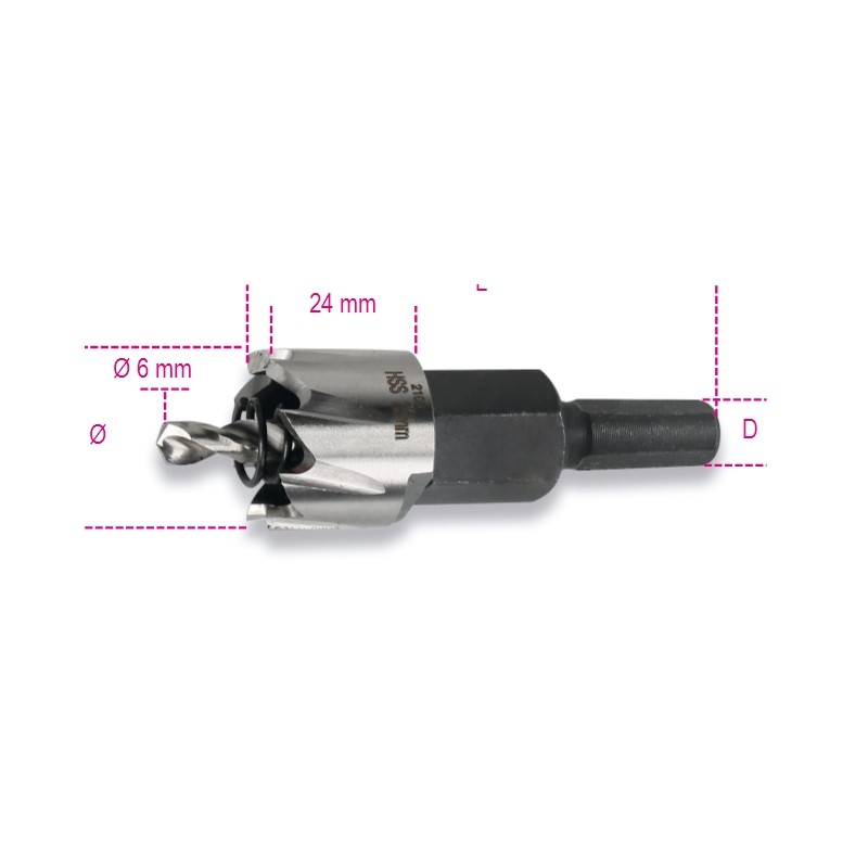 BETA 451 Frese a tazza in acciaio HSS interamente rettificate