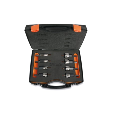 BETA 451/C8 Assortimento di 8 frese a tazza in acciaio HSS interamente rettificate
