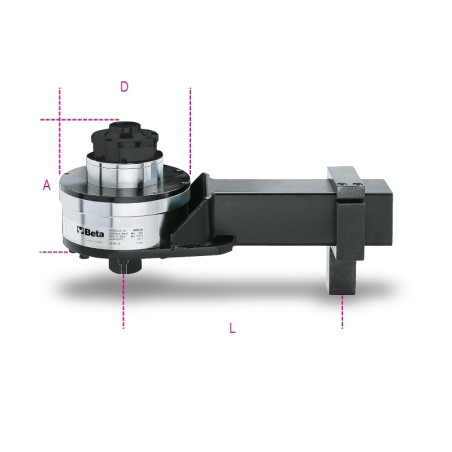 BETA 565-5R/VB Moltiplicatore di coppia destrorso/sinistrorso rapporto 27:1 con dispositivo antiritorno in valigia 565VV-B