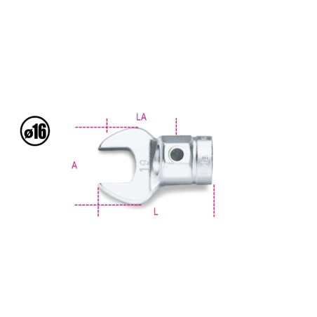 BETA 642 Chiavi a forchetta per barre dinamometriche