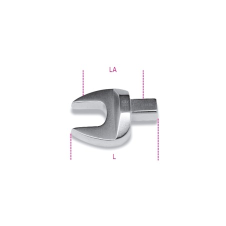 BETA 643 Chiavi a forchetta per barre dinamometriche con attacco rettangolare