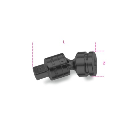 BETA 710/25 Snodo con attacchi quadri maschio e femmina 3/8" fosfatato