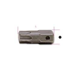 BETA 727/ES22TX Inserti maschio per viti con impronta Torx® attacco 22 mm fosfatati