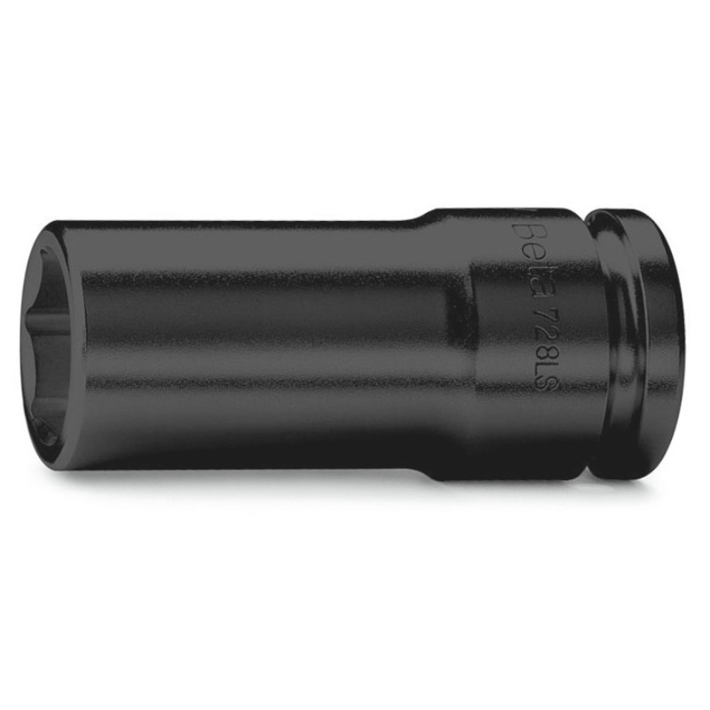 BETA 728LS Chiavi a bussola con attacco quadro femmina 3/4" bocca esagonale serie lunga sottile fosfatate