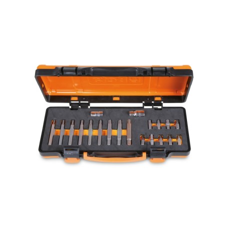 BETA 867/C20 Assortimento di 18 inserti con impronta RIBE® con attacco esagonale 10 mm e 2 accessori in termoformato morbido e c