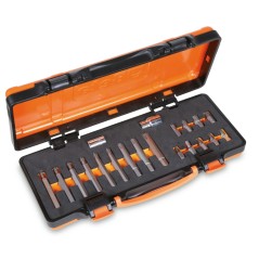 BETA 867/C20 Assortimento di 18 inserti con impronta RIBE® con attacco esagonale 10 mm e 2 accessori in termoformato morbido e c