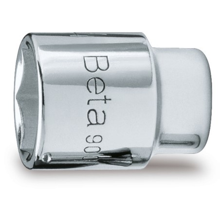 BETA 900 Chiavi a bussola con attacco quadro femmina 1/4" bocca esagonale, cromate