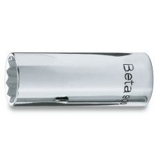 BETA 900MB-L Chiavi a bussola con attacco quadro femmina 1/4", tipo lungo bocca poligonale, cromate