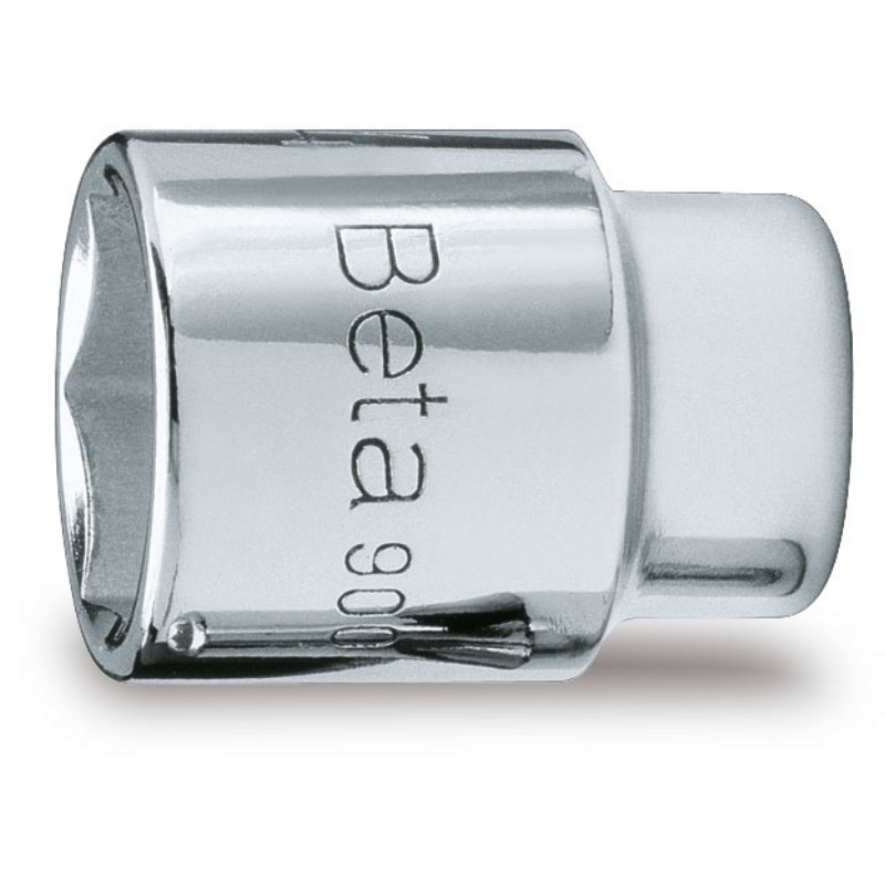 BETA 900AS Chiavi a bussola con attacco quadro femmina 1/4" bocca esagonale, cromate, misure in pollici