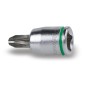 BETA 900MC/PH Chiavi a bussola a giravite per viti con impronta a croce Philips® colorate con attacco quadro femmina 1/4" cromat