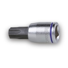 BETA 900MC/TX Chiavi a bussola maschio per viti con impronta Torx® colorate con attacco quadro femmina 1/4" cromate - inserti br