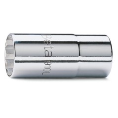 BETA 910BL Chiavi a bussola con attacco quadro femmina 3/8", tipo lungo bocca poligonale, cromate