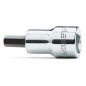 BETA 910PE/AS Chiavi a bussola maschio esagonale con attacco quadro femmina 3/8" cromate - inserti bruniti – misure in pollici