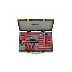 BETA 910MQ/C16
 8 chiavi a bussola poligonali 4 chiavi a bussola esagonali maschio e 4 accessori