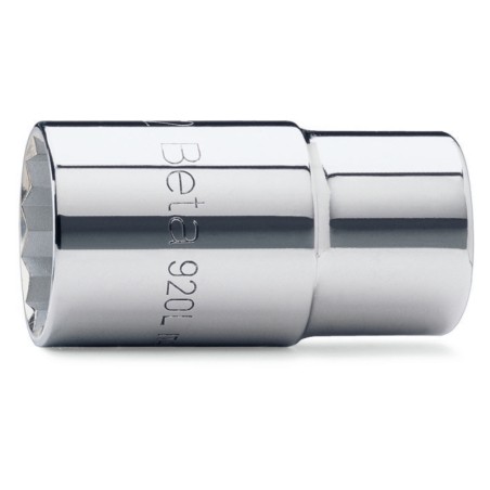 BETA 920BL Chiavi a bussola con attacco quadro femmina 1/2", tipo lungo bocca poligonale, cromate