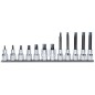 BETA 920XZN/SB12 Serie di 12 chiavi a bussola maschio a profilo XZN® (art. 920XZN) su supporto