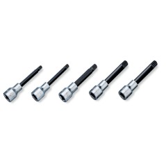 BETA 920XZN-L/S5 Serie di 5 chiavi a bussola maschio a profilo XZN® (art. 920XZN) su supporto