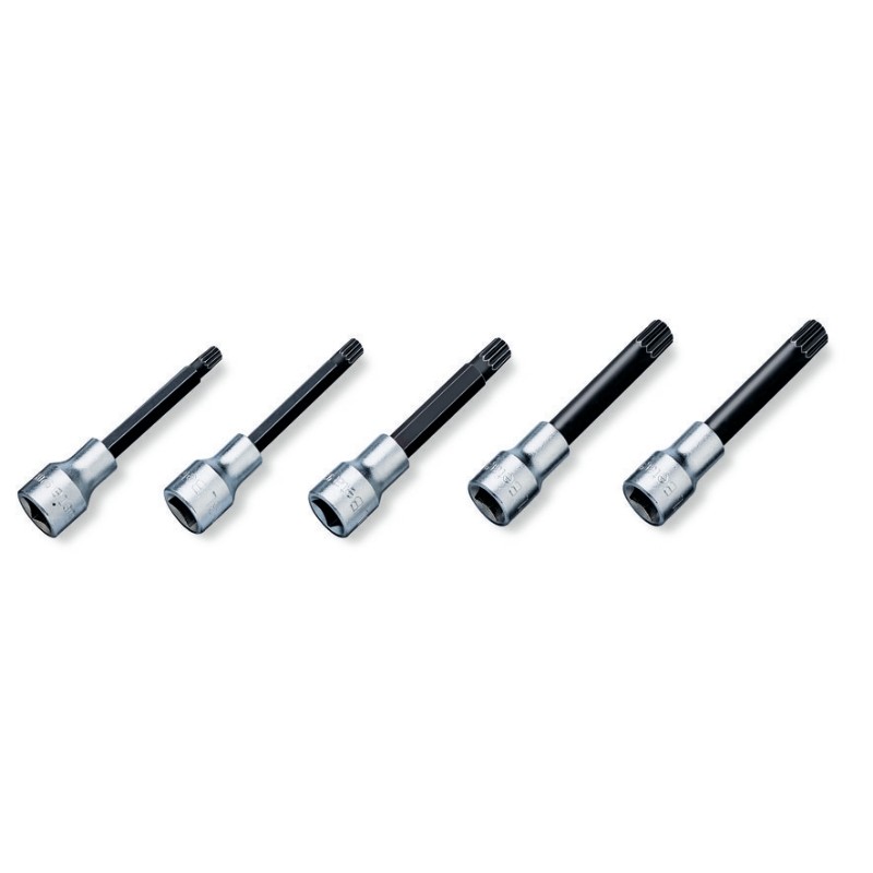 BETA 920XZN-L/S5 Serie di 5 chiavi a bussola maschio a profilo XZN® (art. 920XZN) su supporto