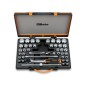 BETA 920/C37 Assortimento di 37 chiavi a bussola poligonali e 5 accessori in cassetta di lamiera