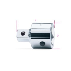 BETA 929/15 Raccordo con attacco quadro femmina 1" e maschio 3/4" cromato