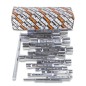 BETA 930/S13 Serie di 13 chiavi a tubo doppie poligonali serie pesante (art. 930)