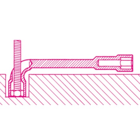 BETA 937 Chiavi a pipa doppie esagonali - poligonali cromate