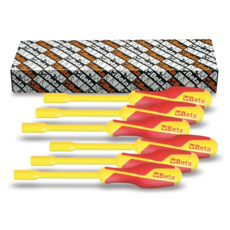 BETA 943MQ/S6 Serie di 6 chiavi a bussola esagonale con impugnatura (art. 943MQ)