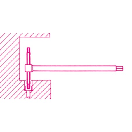 BETA 951TX Chiavi a T con tre estremità maschio per viti con impronta Torx® cromate