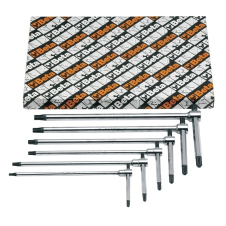 BETA 951TX/S6 Serie di 6 chiavi maschio piegate per viti con impronta Torx(R) (951TX)