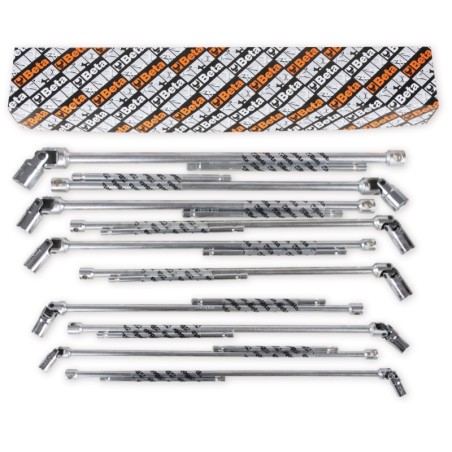 BETA 952/S18 Serie di 18 chiavi a T con bussola esagonale snodata (art. 952)