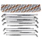 BETA 952/S18 Serie di 18 chiavi a T con bussola esagonale snodata (art. 952)