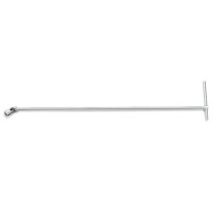 BETA 952L Chiave a T con bussola esagonale snodata, tipo lungo, cromata